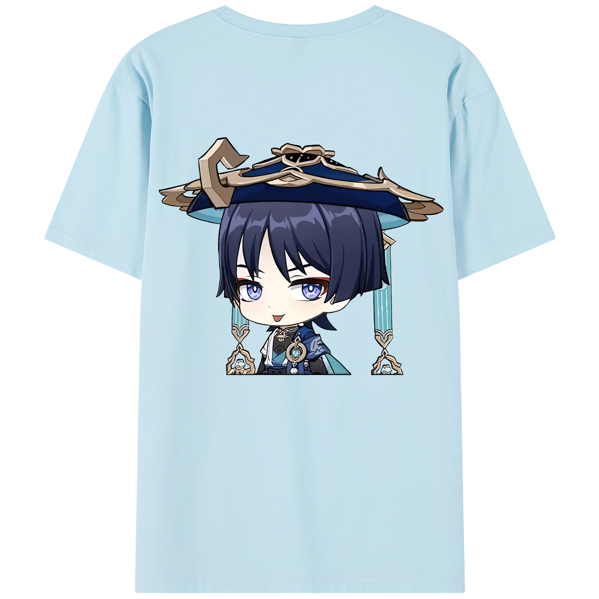 げんし神 さんペい genshin Sanpei 綿100％半袖Tシャツ（背面プリント）